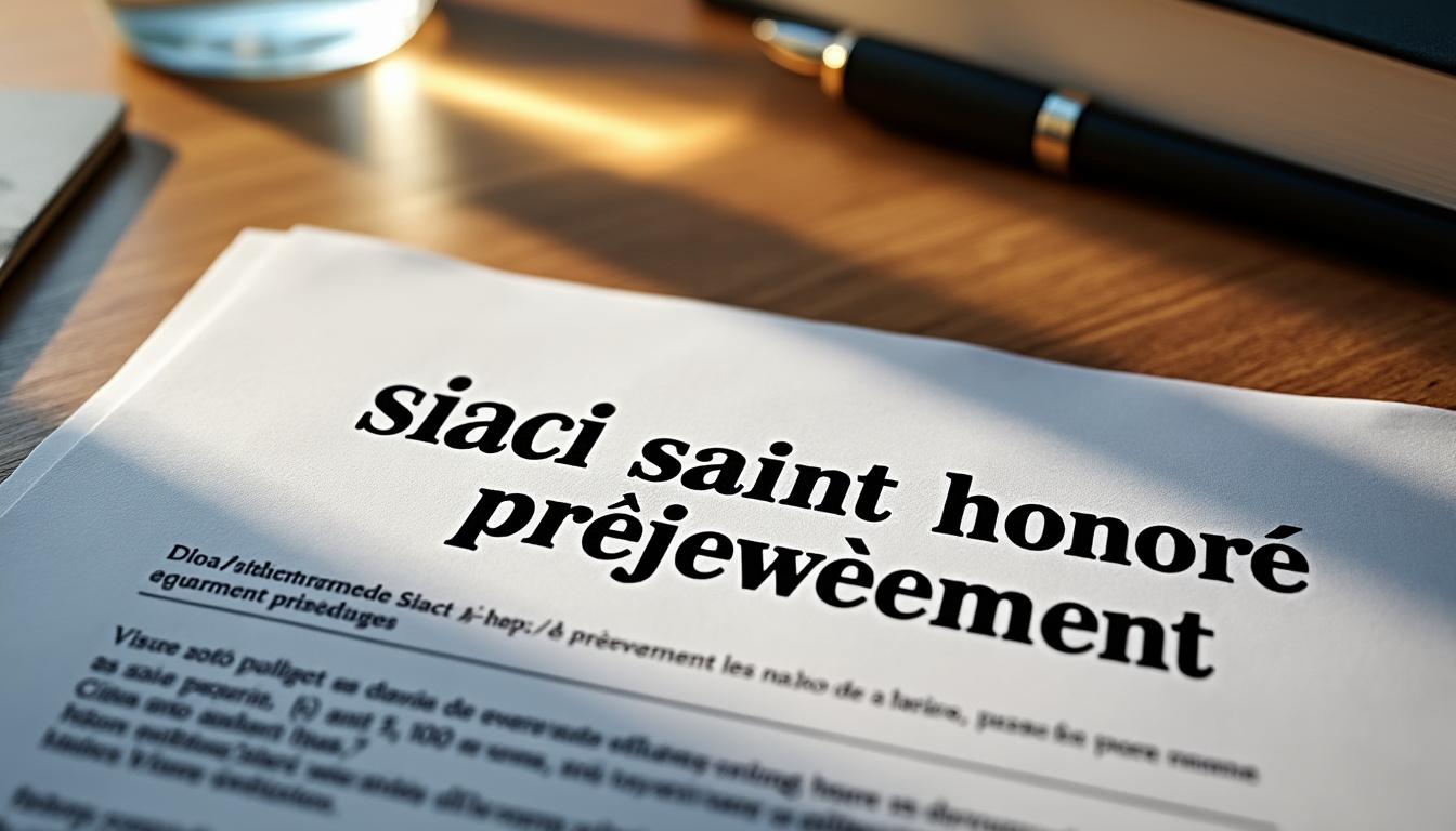découvrez ce qu'est le prélèvement siaci saint honoré, pourquoi il apparaît sur votre relevé bancaire et à quoi il correspond. explications claires pour mieux comprendre vos dépenses.
