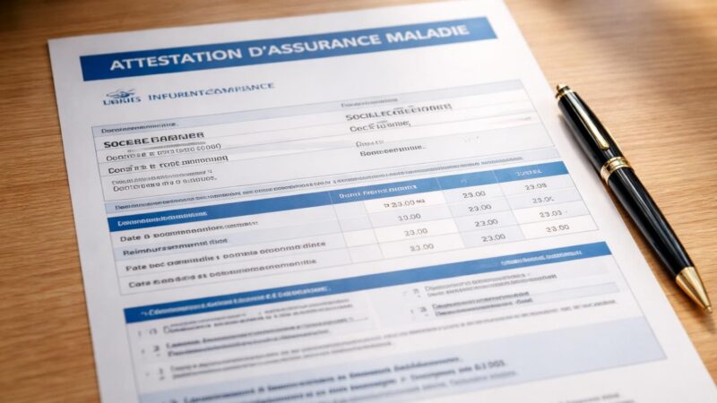découvrez quelles informations sont présentes sur votre attestation d’assurance maladie et comment les utiliser efficacement.